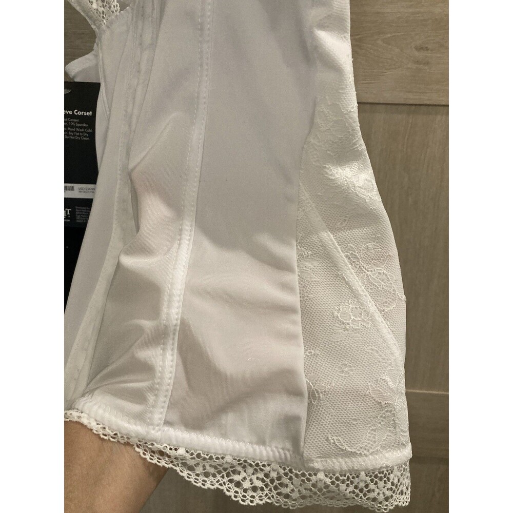 Lace Corsets White Black Coquette Whimsigoth Cap Sleeve Floral Top Women S Lot/2 - Picture 10 of 11